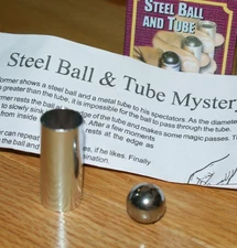 Steel Ball and Tube -- classic pocket trick that deserves a second look     TMGS