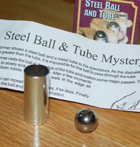 Steel Ball and Tube -- classic pocket trick that deserves a second look     TMGS - product listing photo