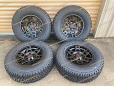 17x9 TRD PRO MATTE BLACK WHEELS RIMS ATS TIRES TOYOTA TACOMA 4RUNNER FJ CRUISER