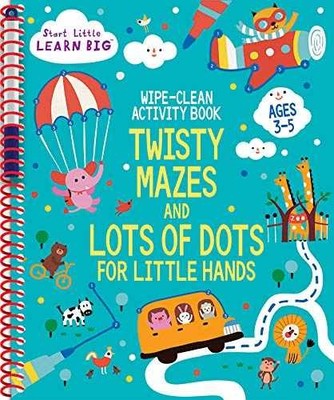 Wipe Clean Activity Book: - Spiral-bound, by Start Little Learn - Very Good