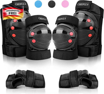 Inlinerset Kinder Erwachsene 6-in-1 Protektoren Schoner Set verstellbar