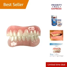 Comfort Fit Flex Teeth - Quick Smile Makeover Set: Upper & Lower Natural Shade