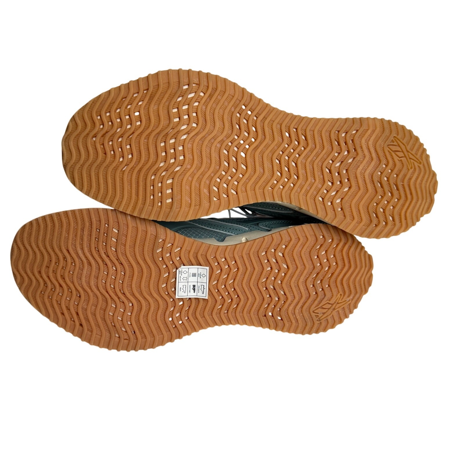 NWOT Reebok Zig Dynamica STR Running Shoes Leather Mint Green & Chalk women 9 thumbnail 6