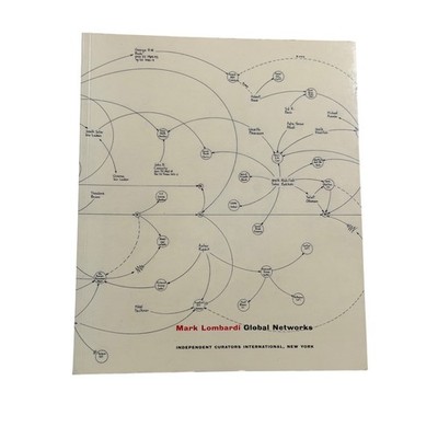 Mark Lombardi Global Networks Art Book Paperback Financial Diagrams
