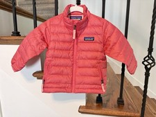 Patagonia Kid's Baby Down Sweater Full Zip Jacket Sz 6-12M