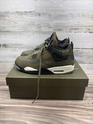 Size 9.5- Jordan 4 SE Retro Low Craft - Olive