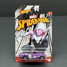 Chevy C10 Ghost-Spider 2022 Hot Wheels Spider-Man púrpura '67 diecast 5/5
