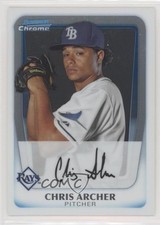 2011 Bowman Chrome Prospects Chris Archer #BCP134 yj7