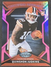 2025 Certified Football Quinshon Judkins RC Certified Rookies Mirror Pink /199