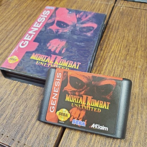 New Mortal Kombat II 2 Unlimited Sega Genesis Arcade Fatality Brutality Whoopsy!