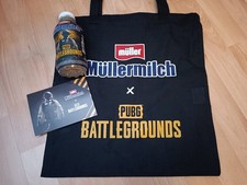 Gamescom MÜLLER MILCH PUBG Fan Set mit Flasc...