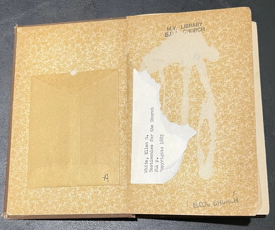 Testimony For The Church By Ellen G. White #31, 1882, Third Edition, Rare - Image 4 of 4