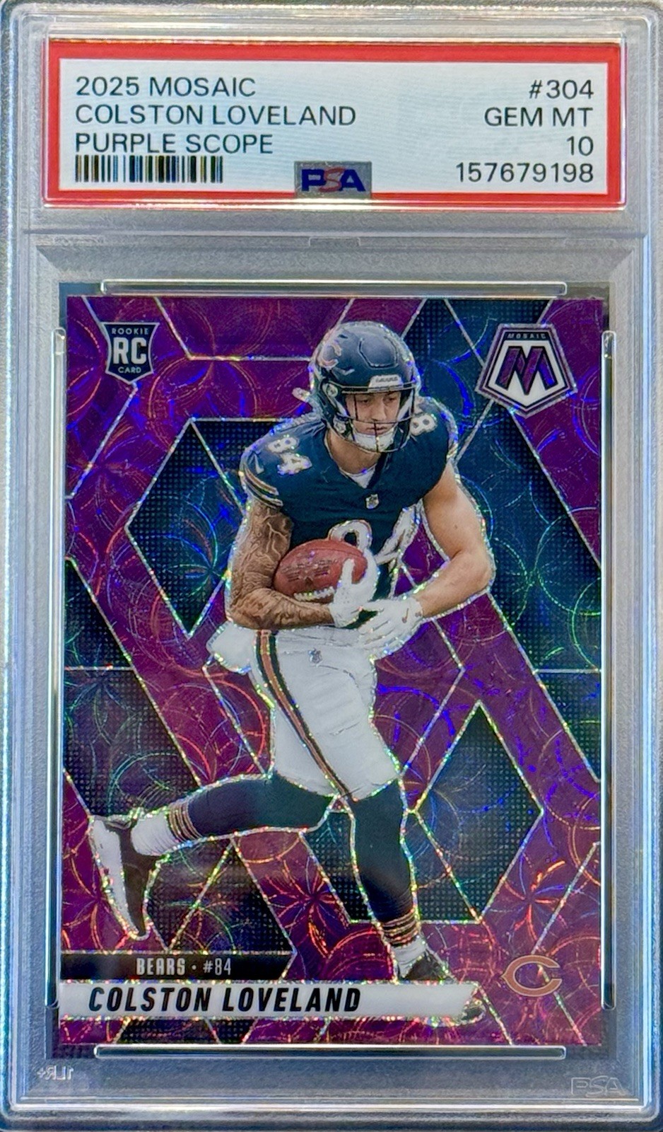 Colston Loveland Panini Mosaic #304 Purple Scope