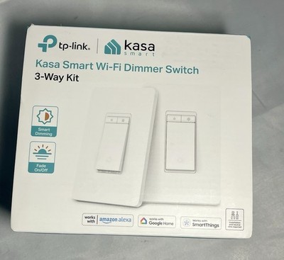 TP-Link Kasa KS230 KIT Smart Wi-Fi 3-Way Dimmer Switch Kit (Main + Satellite)