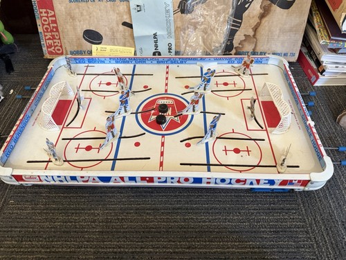 Vintage 1969 Tudor NHLPA All Pro Hockey Table Top Game 710 Original Box Pamphlet
