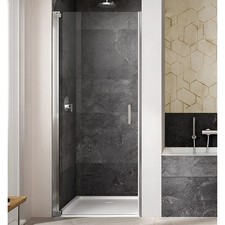 Lakes Amare 900mm Semi-Frameless Pivot Shower Door Left Hand