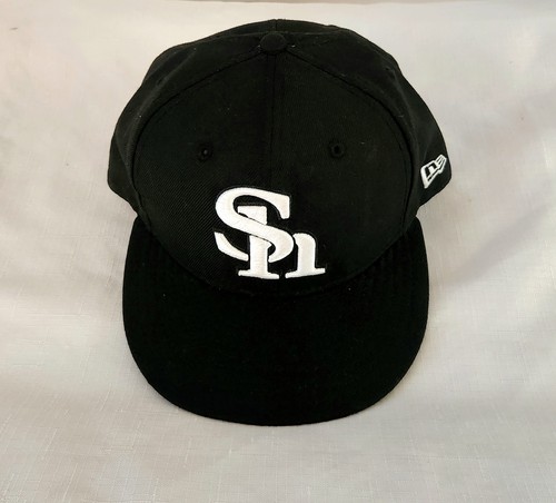 New Era 59FIFTY NPB Fukuoka Softbank Hawks Black White Japanese Team Rare 7 1/2 