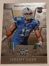2016 Panini Prizm Collegiate Draft Picks RC Jeremy Cash # 202 