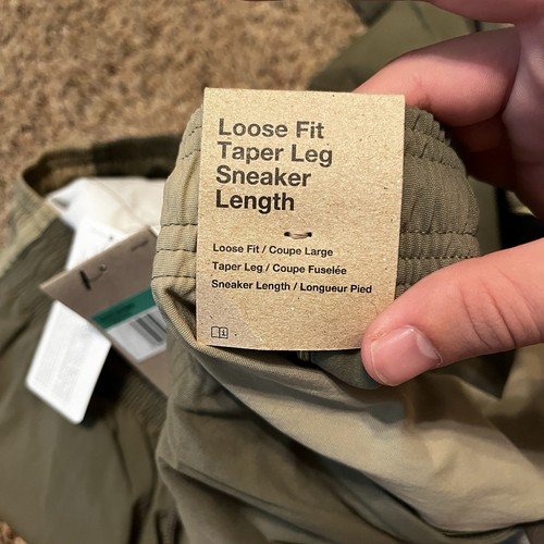 Nike SB Skateboarding Loose Fit Taper Leg Nylon Pants Adult XL Olive Green 36x32 - Picture 6 of 12