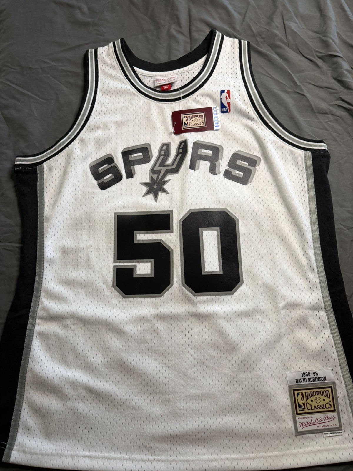 Mitchell & Ness David Robinson #50 San Antonio Spurs Jersey XL Black NWT (READ)