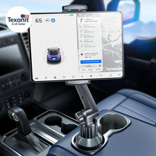 Tablet Holder for Car, for Ipad Stand Cup Holder Car Mount with 1.57" Depth Larg