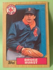 1987 Topps - Bruce Hurst #705 - Boston Red Sox 