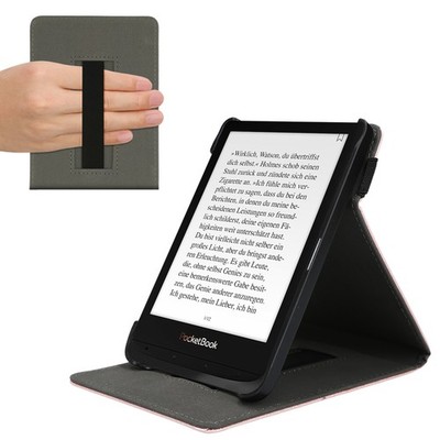 Hülle für Pocketbook Touch Lux 4 5 Touch HD 3 Color 2020 Vivlio Lux 5 Schlaufe