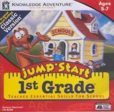 JumpStart 1st Grade PC MAC CD learn read math science count money coins language