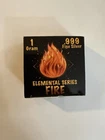 Pan Silver Company Elemental Series Fire 1g .999 Fine Silver Bar in Box