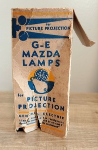 General Electric Projection 500w 120v Light Bulb Mazda Tested Works 