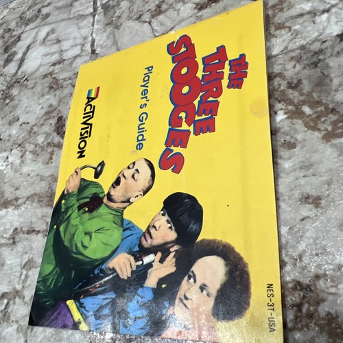 The Three Stooges Nintendo NES Instruction Manual Booklet ONLY - Picture 8 of 9