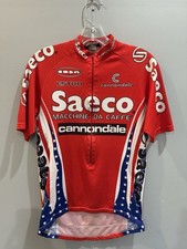USED VINTAGE CANNONDALE SAECO TESM JERSEY SIZE MEDIUM 