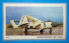 AEREI-Ed.Ediraf-Figurina/Sticker n.333-HAWKER SIDDELEY SEA VIXEN-INGHILTERRA-Rec