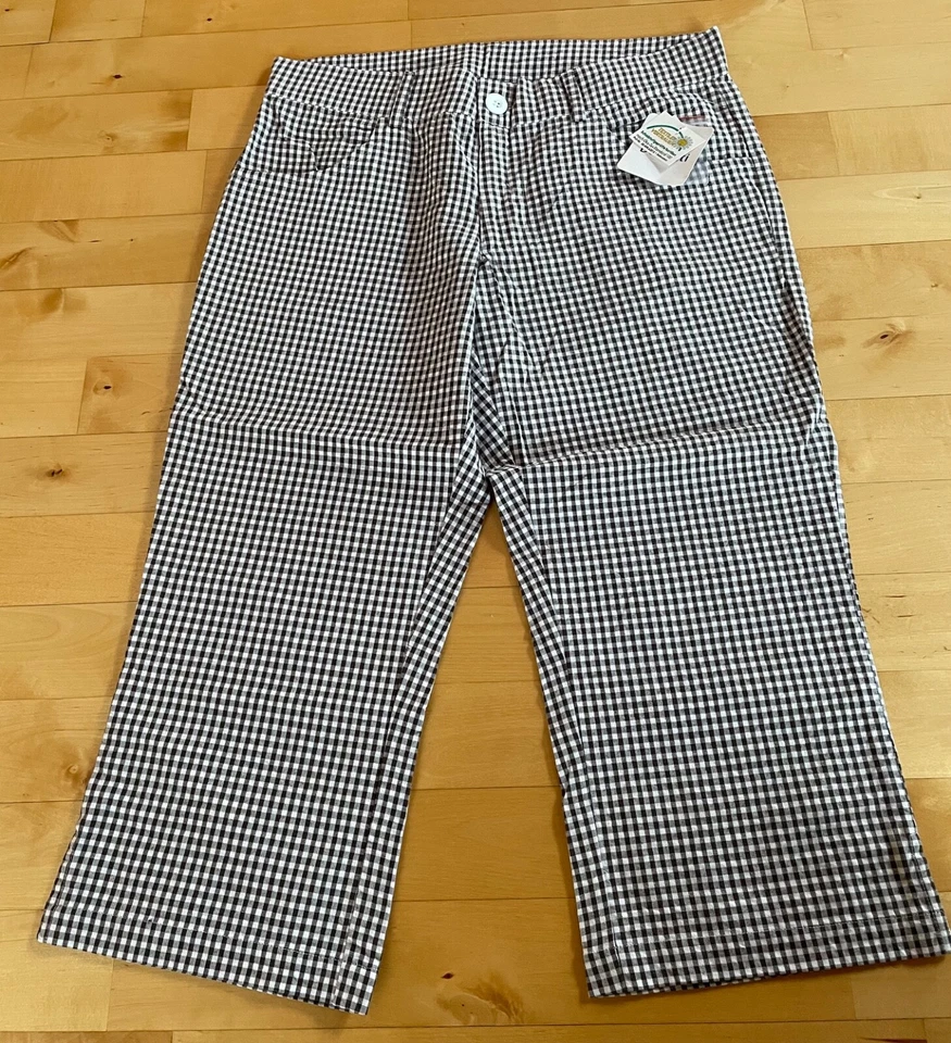 Knickerbocker Hose 3/4Hose Grösse 38 braun weiss Karo Neu Gina Benotti - Bild 2 von 4