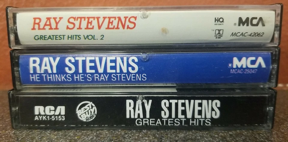 RAY STEVENS LOT (3 CASSETTES) GREATEST HITS, ETC.. (ROCK/FOLK/COMEDY) - Image 2 of 3
