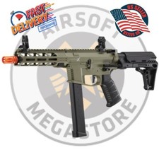 Lancer Tactical Gen 2 9mm Battle X CQB Carbine Airsoft AEG 350 FPS Color Tan
