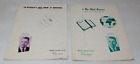 Vintage Gospel Sheet Music Lowell Burkum Songs 1960s 60s I Do Not Know Christian