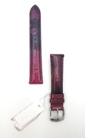 Michele Magenta Purple Leather Womens Watch Band $100 on sale Michele Magenta Purple Leather Womens Watch Band $100 on sale