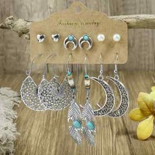 6 Pairs BOHO earrings