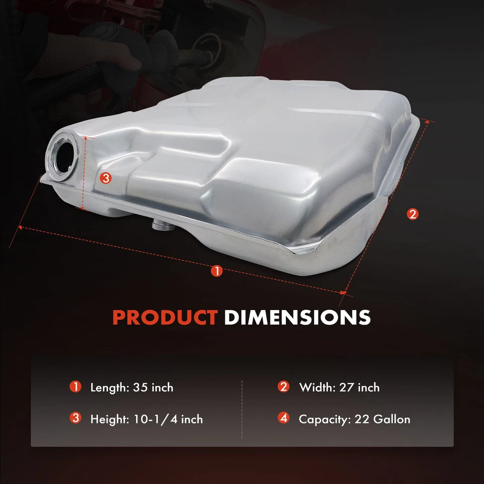 Топливный бак 22 галлона для Chevrolet Impala Bel Air Biscayne Caprice Buick Pontiac - Изображение 4 из 4