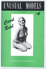 Carol Beal #4 Unusual Models 1950 Female Risque Pinups 32pgs Magazine M32533