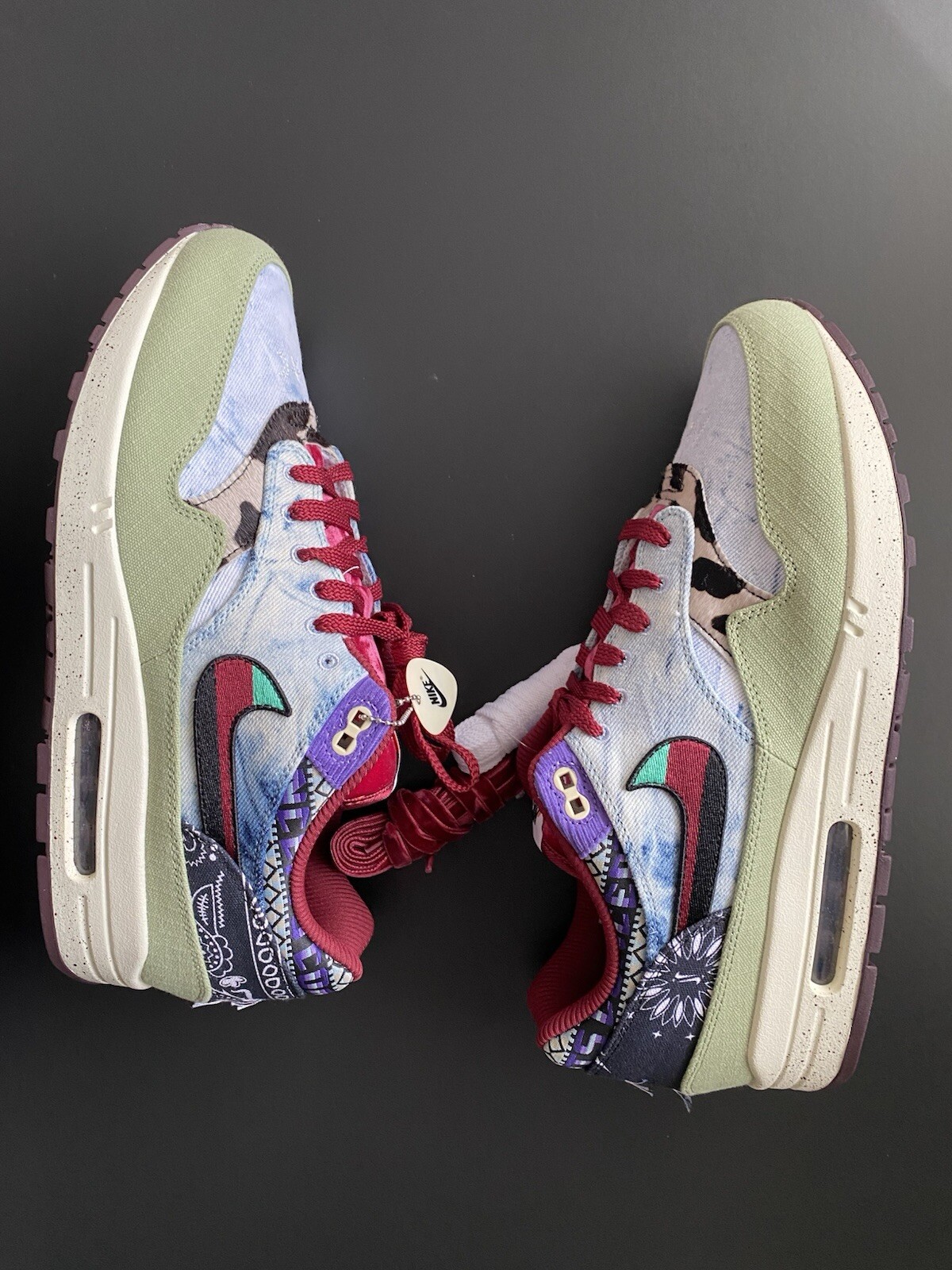 ALTRA Concepts x Nike Air Max 1 Mellow Taglia 13 DN1803 300 **Nuovissime**