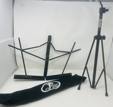 On-Stage Stands Compact Folding Music Stand Black