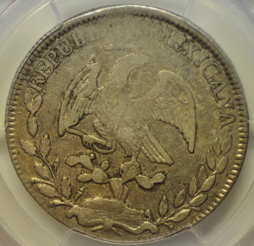 mw21173 Mexico Silver 4 Reales 1846 Zs OM Zacatecas Mint PCGS XF45  KM#375.9 - Image 4 of 4