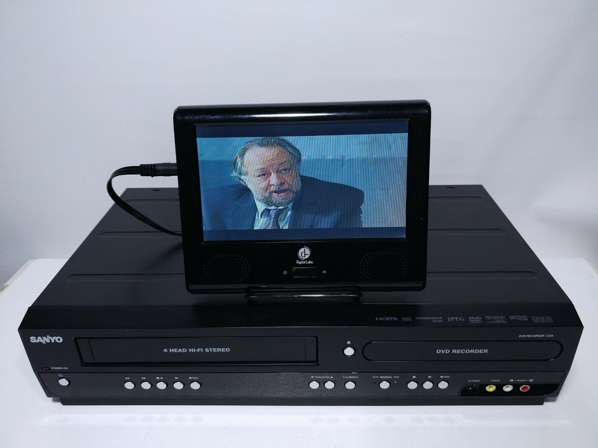 Sanyo FWZV475F DVD Recorder+HDMI VHS/VCR Combo Bundle Unused
