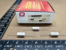 (25 pcs) TUM5J100K Ohmite, 5 Watt 100K Ohm 5%, Cement Filled, Ceramic Resistor
