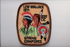 1971 CIC Lew Wallace Spring Camporee patch