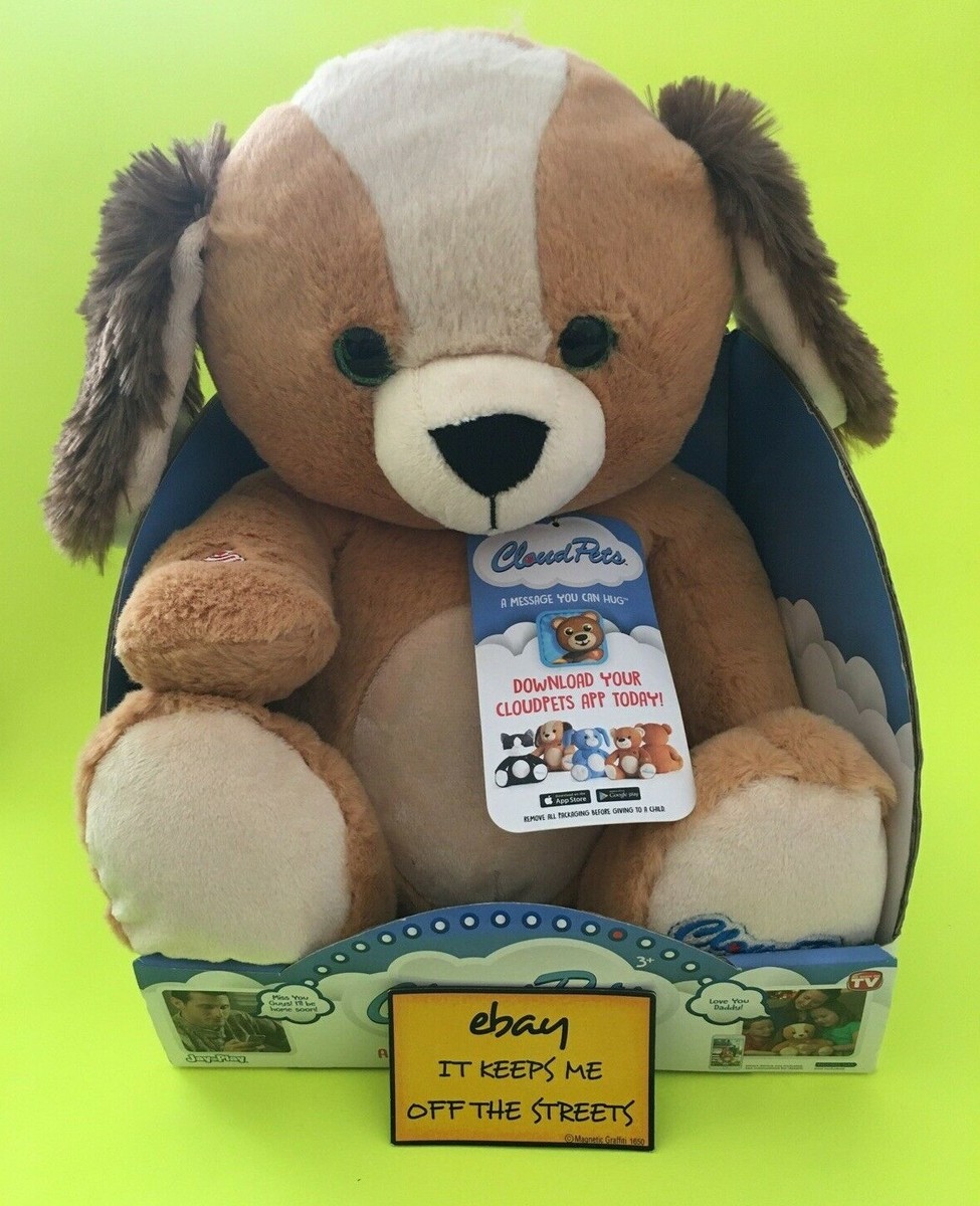 ❤️Cloud Pets Plush DOG ~Jay At Play ~As Seen On TV RARE