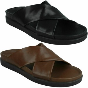 mens open toe mule slippers
