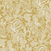 Vliestapete Nomad Grandeco Gelb Weiß BlüTen BläTter 171802 (4,68€/1Qm)